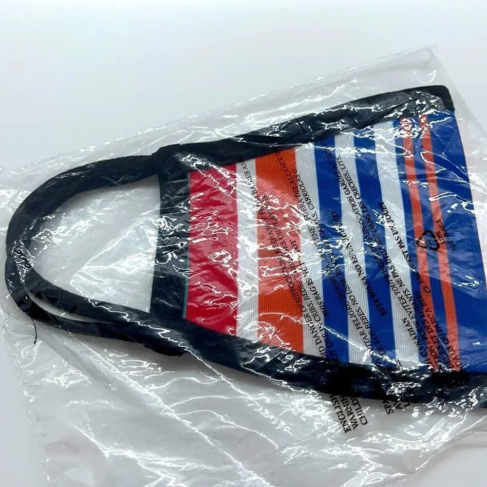 NWT Related Garments Striped Cotton Face Mask